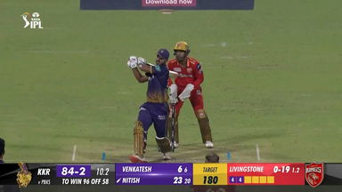 M53: KKR vs PBKS – Nitish Rana Six