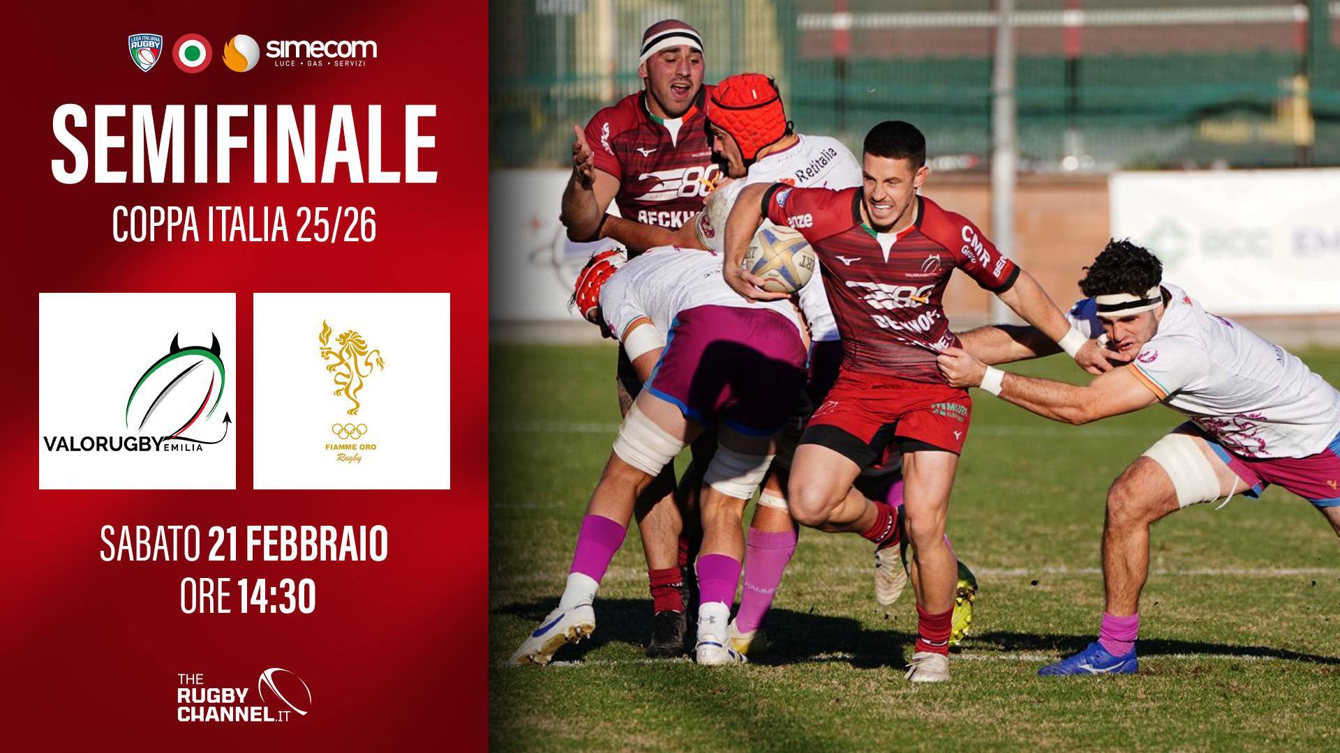 Semifinale Coppa Italia: Valorugby Emilia Vs Fiamme Oro Rugby