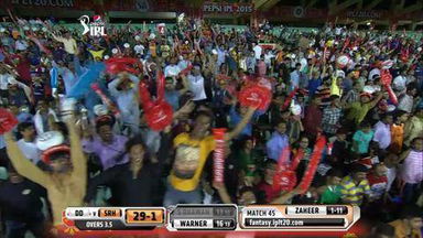 M45: DD vs SRH – Shikhar Dhawan Wicket