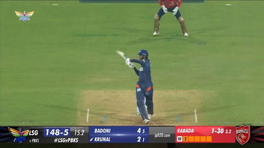 M11: LSG vs PBKS – Krunal Pandya Six