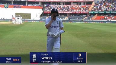 IND vs ENG 2024, 1ST Test: Mark Wood Wicket