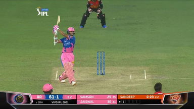 M40: SRH vs RR – Yashasvi Jaiswal Six